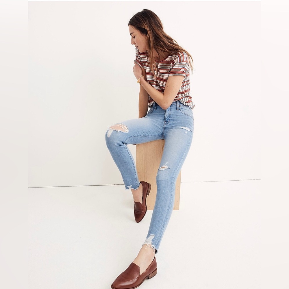 Madewell- 9” High-rise skinny- 27T